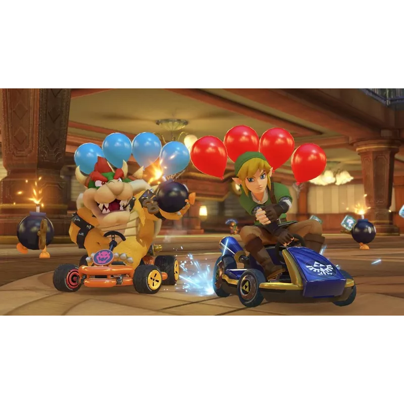 Nintendo Mario Kart 8 Deluxe Standard alemão, inglês, francês, italiano, japonês, neerlandês, português, russo Nintendo Switch