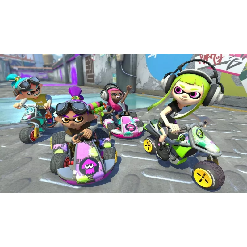 Nintendo Mario Kart 8 Deluxe Standard alemão, inglês, francês, italiano, japonês, neerlandês, português, russo Nintendo Switch