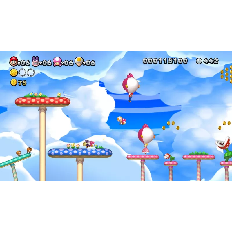 Nintendo New Super Mario Bros. U Deluxe, Switch alemão, inglês Nintendo Switch