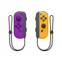Gamepad NINTENDO Joy-Con sem fios Bluetooth para Nintendo Switch — preto/laranja/roxo, analógico/digital, direcional