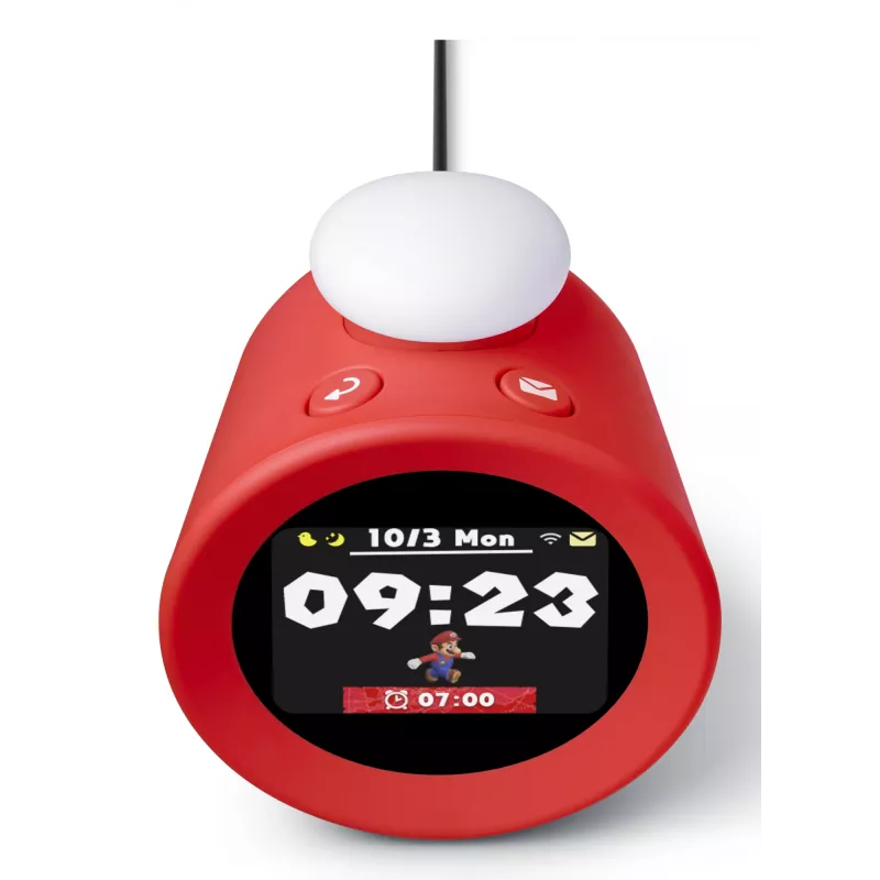 Nintendo 10013963 despertador digital vermelho