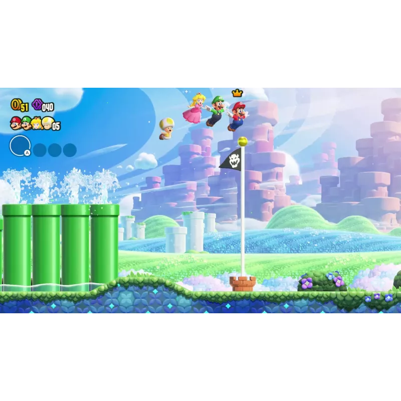 Nintendo Super Mario Bros. Wonder Standard alemão, neerlandês, inglês, espanhol, francês, italiano, japonês, coreano, português, russo Nintendo Switch