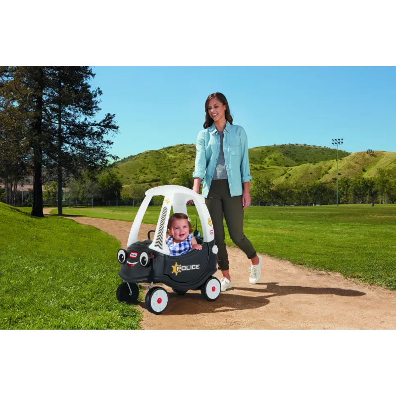 Little Tikes Tikes Patrol carro de polícia, 1,5 ano(s), 4 rodas, plástico, preto, branco, pilhas necessárias