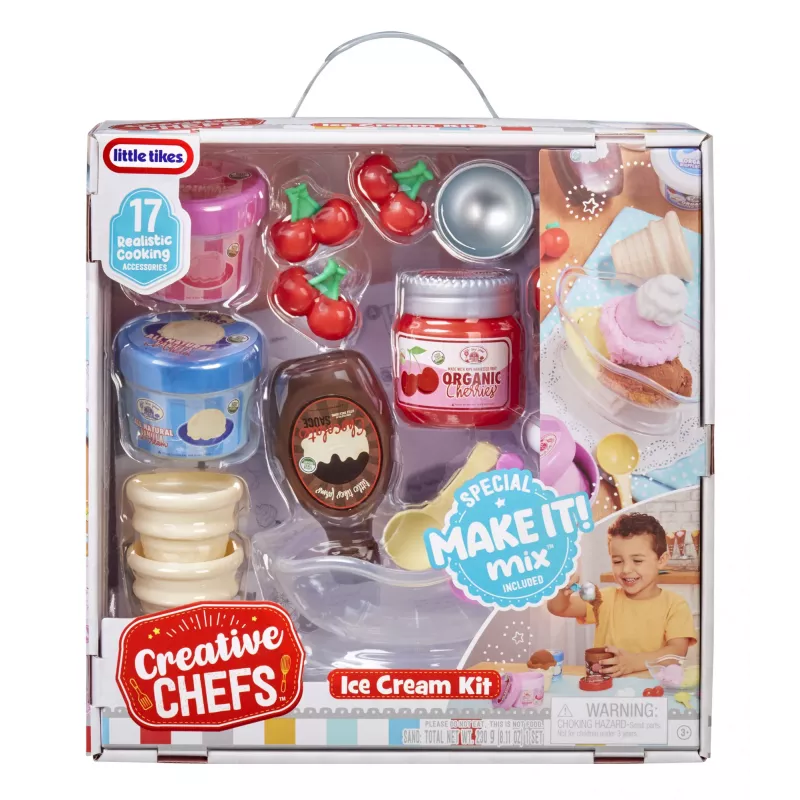 Little Tikes Creative Chefs conjunto de gelado, conjunto de gelado, 3 ano(s)