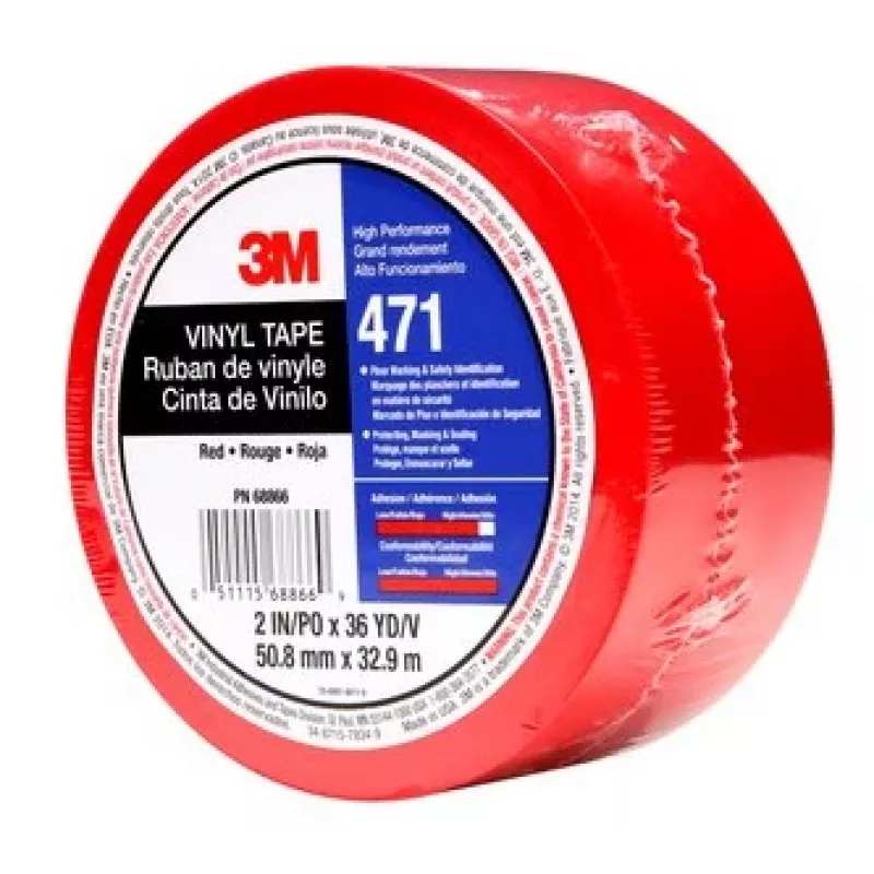 3M 471 32,91 m vinil vermelho