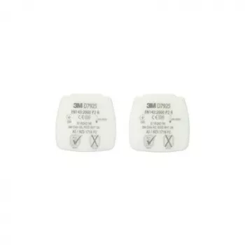 3M D7925 Acessório de proteção respiratória Filtro de partículas 4 unidades