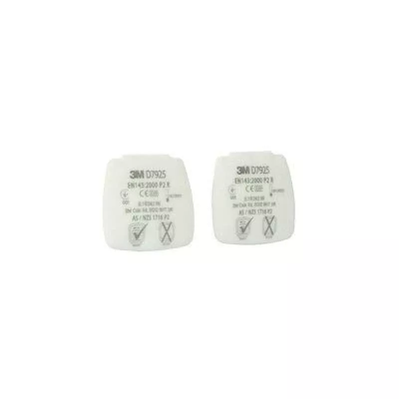 3M D7925 Acessório de proteção respiratória Filtro de partículas 4 unidades