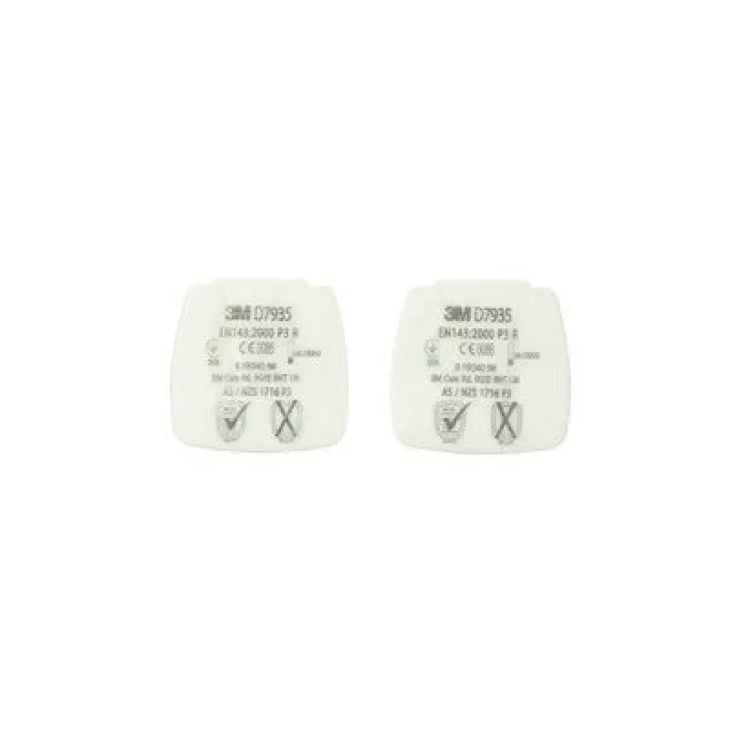 3M D7925 Acessório de proteção respiratória Filtro de partículas 4 unidades