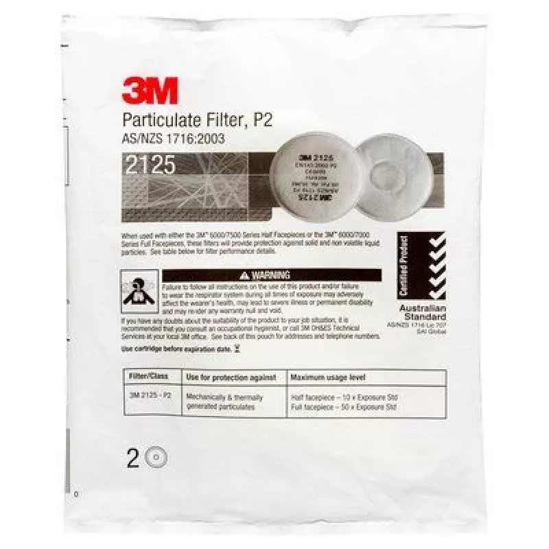 Filtro de partículas 3M 2125 P2 2 unidades