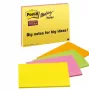 3M 6845-SSP Papel de notas Retangular Multicolorido 45 folhas Autoadesivo