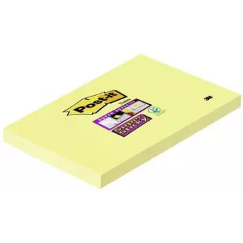 3M 65512SY Notas adesivas Retangular Amarelo 90 folhas Autoadesivo