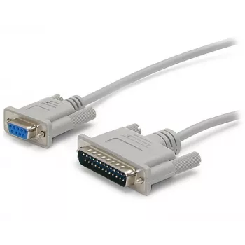 StarTech.com cabo null modem serial DB9 para DB25 cross wired 10 ft - F/M