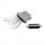 StarTech.com adaptador modular DB25 para RJ45 – M/F, DB-25, RJ-45, cinzento