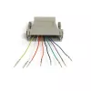 StarTech.com adaptador modular DB25 para RJ45 – M/F, DB-25, RJ-45, cinzento
