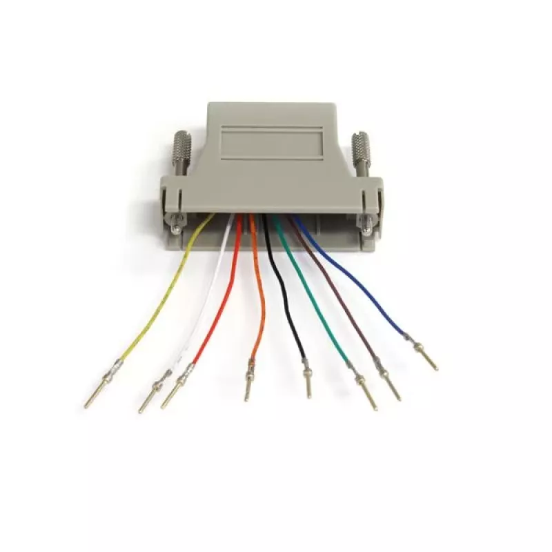 StarTech.com adaptador modular DB25 para RJ45 – M/F, DB-25, RJ-45, cinzento