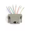 StarTech.com adaptador modular DB25 para RJ45 – M/F, DB-25, RJ-45, cinzento