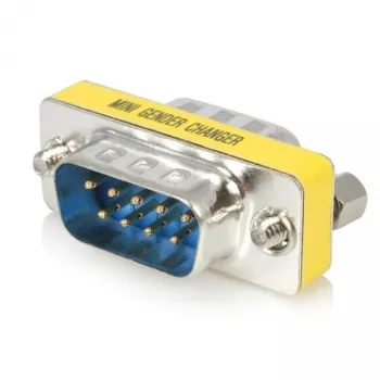 StarTech.com adaptador serial slimline DB9 - M/M, DB-9, DB-9, prateado