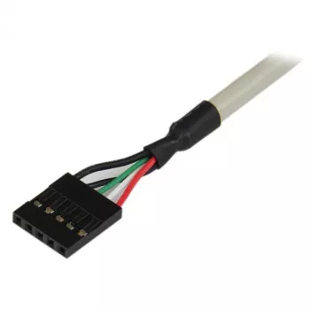StarTech.com adaptador de placa de slot USB A fêmea de 2 portas, 2 x IDC, 2 x USB A, 0,286 m, prateado