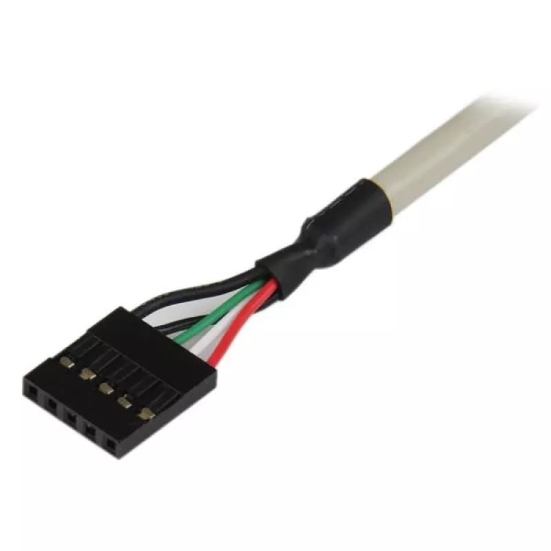 StarTech.com adaptador de placa de slot USB A fêmea de 2 portas, 2 x IDC, 2 x USB A, 0,286 m, prateado