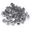 StarTech.com 50 unid. porcas de gaiola M5 para armário de servidor, porca de gaiola, aço inoxidável, aço inoxidável, M5, CE, TAA, REACH, 223,2 g