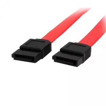 StarTech.com cabo SATA Serial ATA 18in, 0,457 m, SATA III, SATA 7 pinos, SATA 7 pinos, vermelho, reto