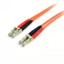 StarTech.com cabo de fibra ótica 1m - multimodo duplex 62,5/125 LSZH cabo de patch de fibra ótica - LC/LC