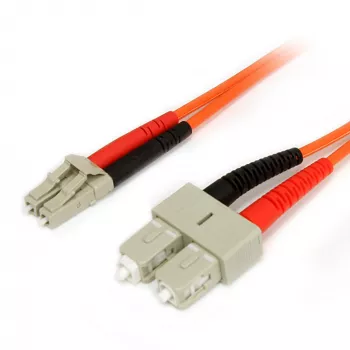 StarTech.com cabo de fibra ótica 1m – multimodo duplex 62,5/125 LSZH FIBLCSC1