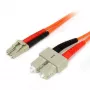 StarTech.com cabo de fibra ótica 1m – multimodo duplex 62,5/125 LSZH FIBLCSC1