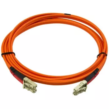 StarTech.com cabo de fibra ótica 2m – multimodo duplex 50/125 – LSZH cabo de patch de fibra ótica – LC/LC