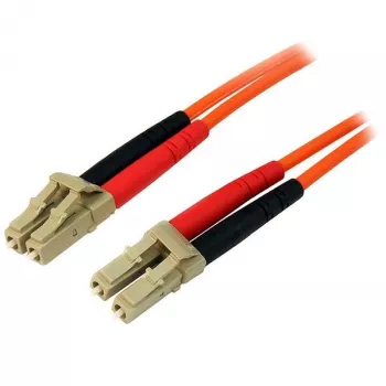 StarTech.com cabo de fibra ótica 3m - multimodo duplex 50/125 - LSZH cabo de jumper de fibra - LC/LC