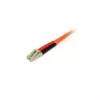 StarTech.com cabo de fibra ótica 1m - multimodo duplex 50/125 - LSZH cabo de patch de fibra ótica - LC/SC