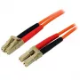 StarTech.com cabo de fibra ótica 30m - multimodo duplex 50/125 - LSZH cabo de jumper de fibra ótica - LC/LC
