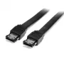 StarTech.com cabo eSATA externo blindado 3 ft M/M, 0,9 m, eSATA, eSATA, eSATA, macho/macho, preto