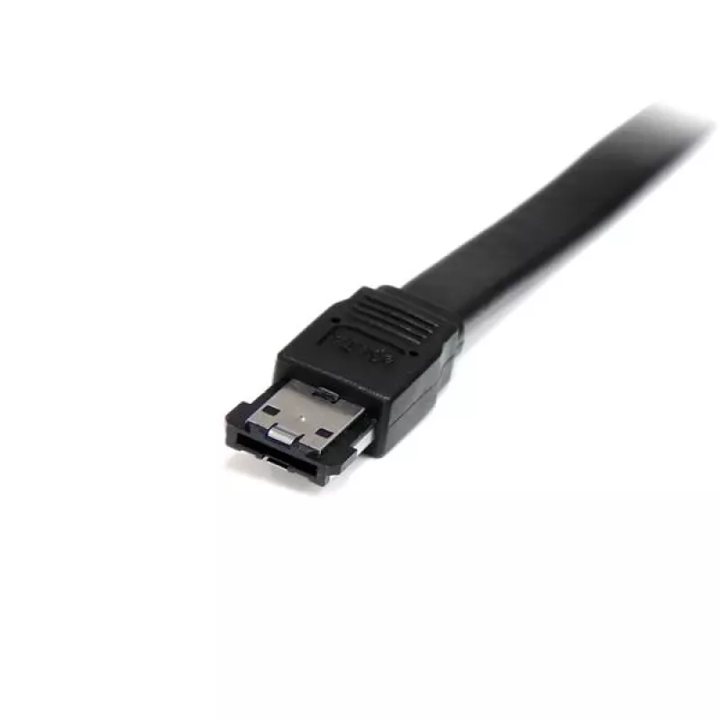StarTech.com cabo eSATA externo blindado 3 ft M/M, 0,9 m, eSATA, eSATA, eSATA, macho/macho, preto