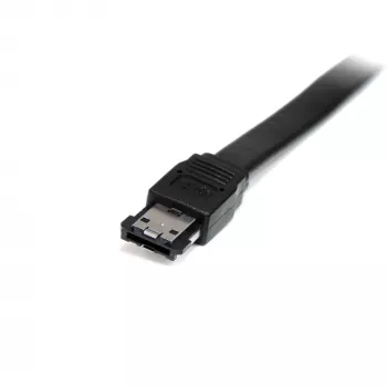 StarTech.com cabo eSATA externo blindado 1,8 m M/M, 1,8 m, eSATA, eSATA, eSATA, macho/macho, preto