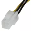StarTech.com cabo de extensão de alimentação ATX12V 4 pinos P4 para CPU 8 polegadas – M/F