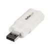 StarTech.com adaptador conversor USB para áudio estéreo