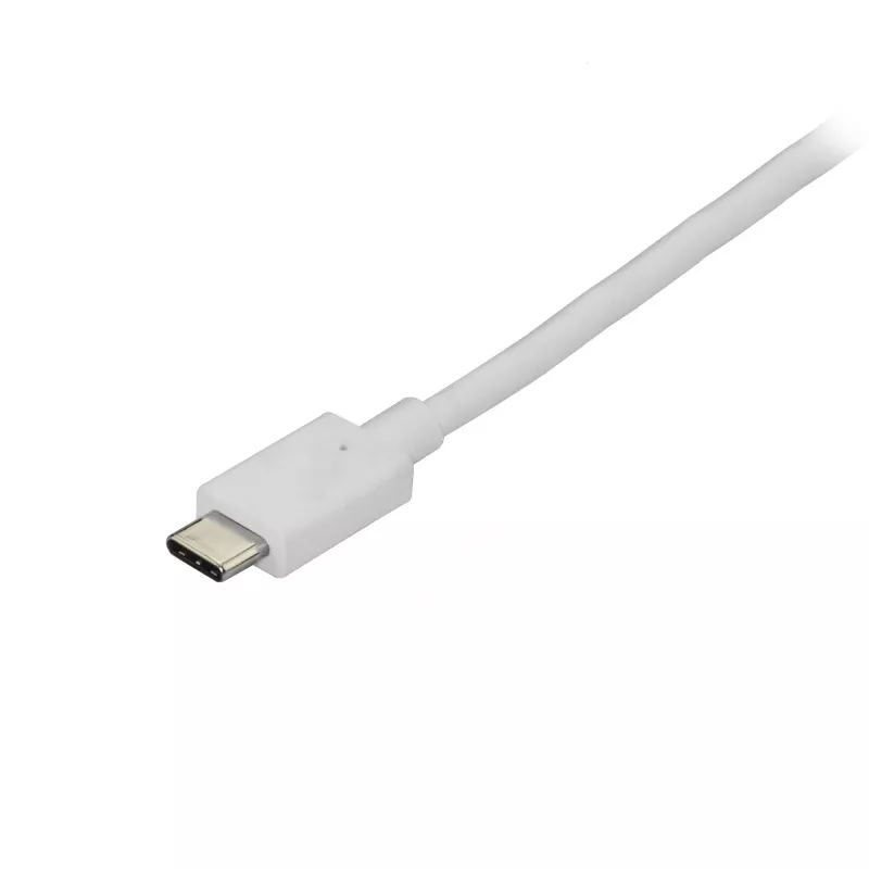 StarTech.com Cabo USB-C para DisplayPort 1.2 de 1,8 m 4K 60 Hz – Cabo adaptador USB-C para DisplayPort HBR2 – Cabo de vídeo DP Alt Mode para monitor DP – Compatível com Thunderbolt 3 – Branco