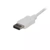 StarTech.com Cabo USB-C para DisplayPort 1.2 de 1,8 m 4K 60 Hz – Cabo adaptador USB-C para DisplayPort HBR2 – Cabo de vídeo DP Alt Mode para monitor DP – Compatível com Thunderbolt 3 – Branco