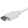 StarTech.com Cabo USB-C para DisplayPort 1.2 de 1 m 4K 60 Hz – Cabo adaptador USB-C para DisplayPort HBR2 – Cabo de vídeo USB Type-C DP Alt Mode para monitor DP – Funciona com Thunderbolt 3 – Branco
