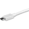 StarTech.com Cabo USB-C para DisplayPort 1.2 de 1 m 4K 60 Hz – Cabo adaptador USB-C para DisplayPort HBR2 – Cabo de vídeo USB Type-C DP Alt Mode para monitor DP – Funciona com Thunderbolt 3 – Branco