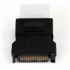 StarTech.com Adaptador de cabo de alimentação SATA para LP4, SATA (15 pinos), LP4 (4 pinos), Preto