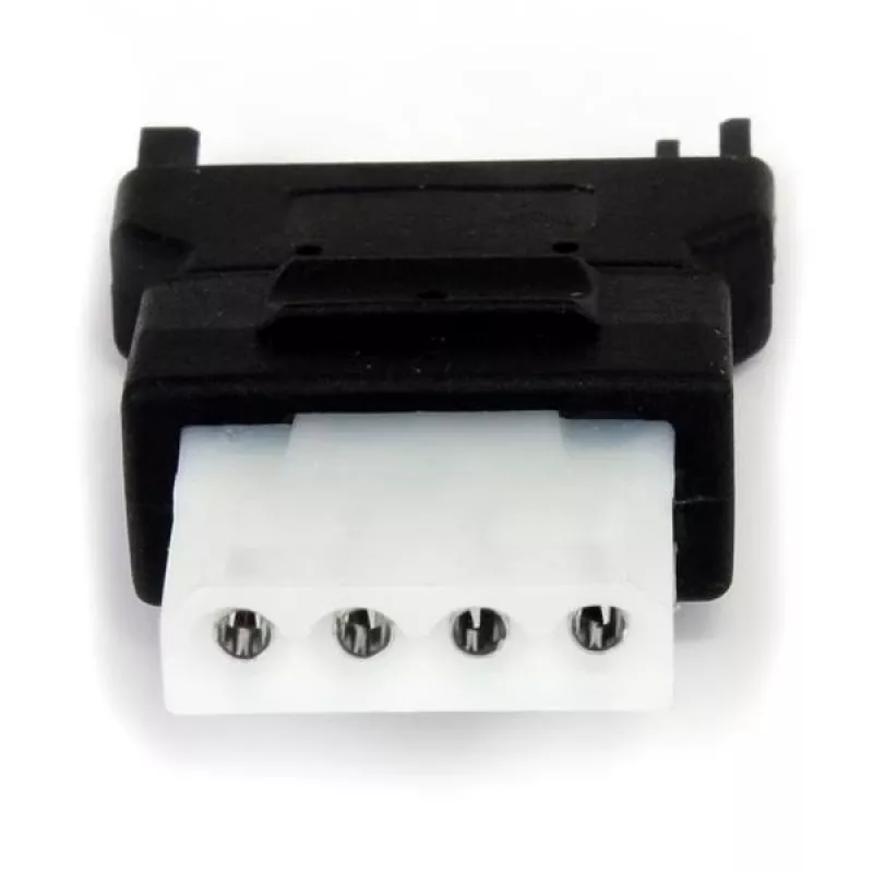 StarTech.com Adaptador de cabo de alimentação SATA para LP4, SATA (15 pinos), LP4 (4 pinos), Preto