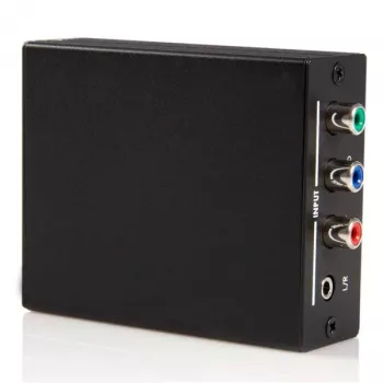 StarTech.com Conversor de vídeo Component para HDMI com áudio, Preto, RoHS, CE, FCC, 1080p, HDMI, 5 V, 80 mm