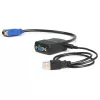 StarTech.com Splitter de vídeo VGA de 2 portas – alimentado por USB, VGA, 2x VGA, 2048 x 1536 píxeis, Preto, Plástico, 61 m