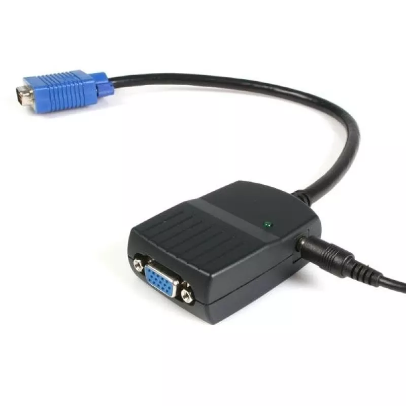 StarTech.com Splitter de vídeo VGA de 2 portas – alimentado por USB, VGA, 2x VGA, 2048 x 1536 píxeis, Preto, Plástico, 61 m