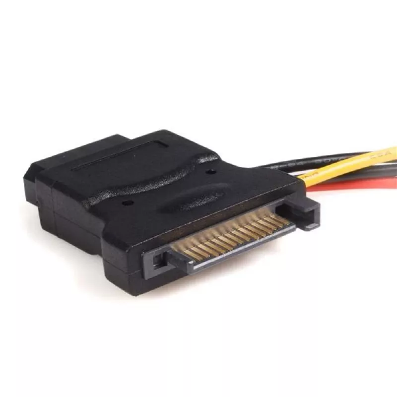 StarTech.com Adaptador de cabo de alimentação SATA para LP4 com 2 LP4 adicionais