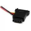 StarTech.com Adaptador de cabo de alimentação SATA para LP4 com 2 LP4 adicionais