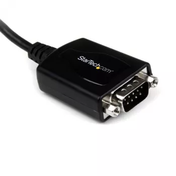 StarTech.com Cabo adaptador profissional USB para Serial de 1,8 m de 1 porta com retenção COM, adaptador USB para RS232 - TAA