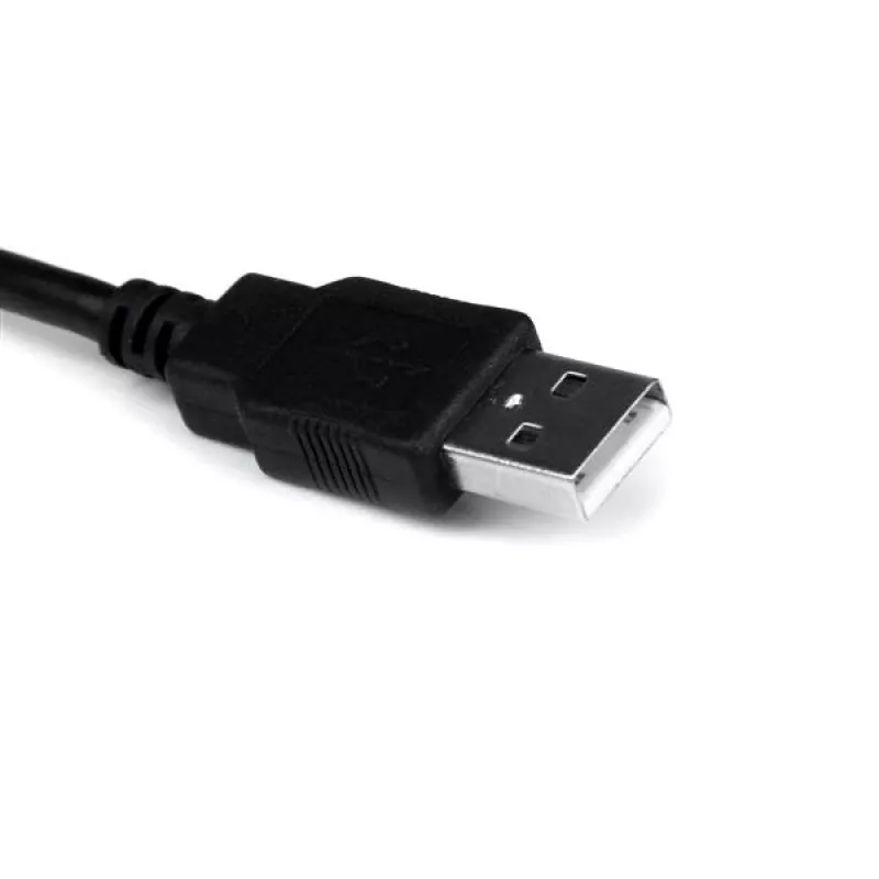 StarTech.com Cabo adaptador profissional USB para Serial de 1,8 m de 1 porta com retenção COM, adaptador USB para RS232 - TAA
